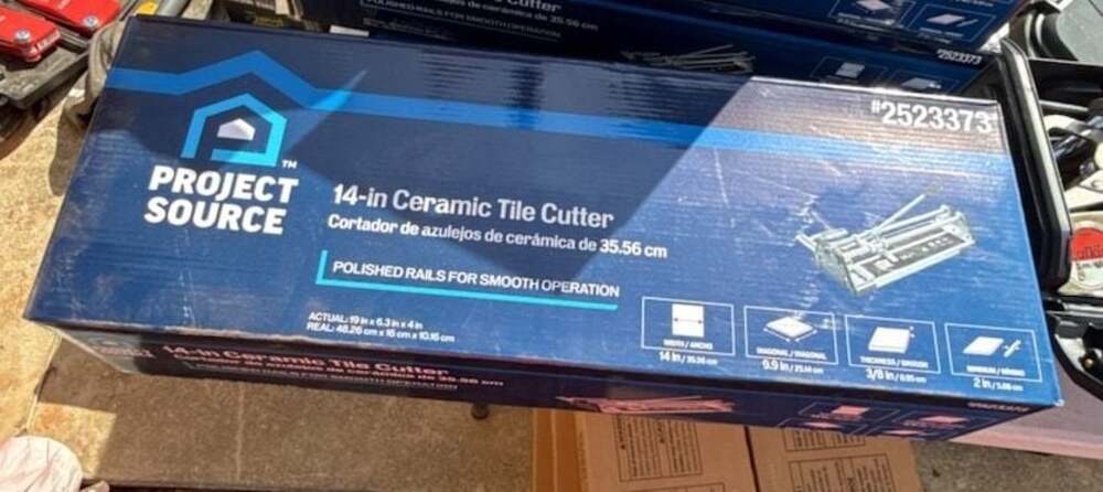 Project Source 14-in Ceramic Tile Cutter #2523373